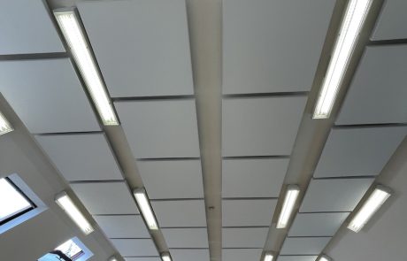 Raft installation in North London school