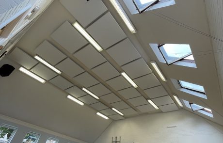 Raft installation in North London school